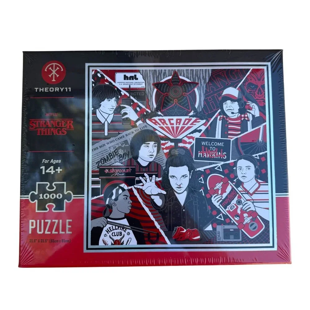 Theory11 Stranger Things 1000-Piece Jigsaw Puzzle 25.6